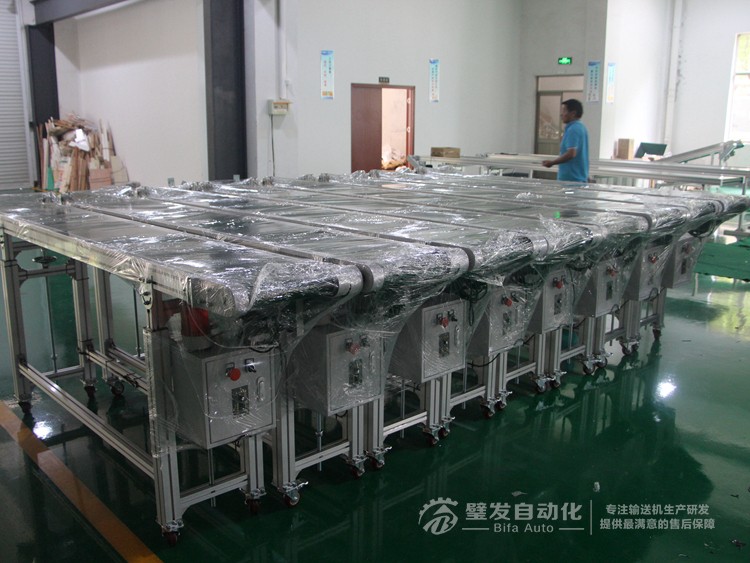 帶報警燈裝置小型皮帶輸送機 