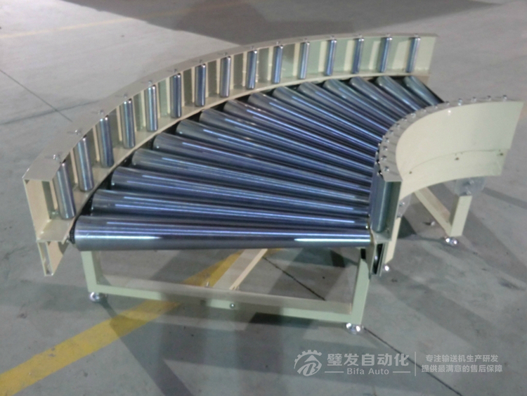 轉(zhuǎn)彎滾筒傳送設備